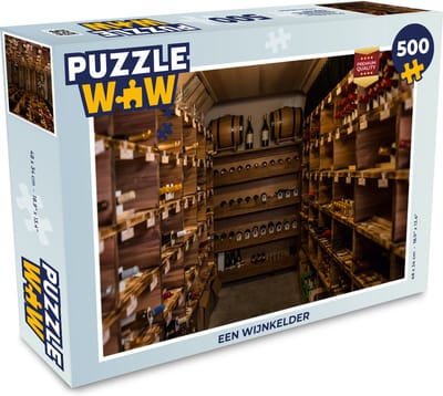 Puzzel Een wijnkelder - Legpuzzel - Puzzel 500 stukjes