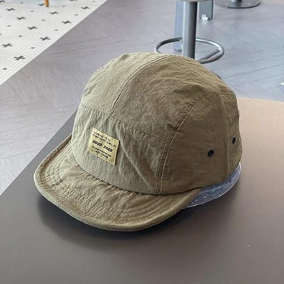 Casquette à Visière Courte à Séchage Rapide Ricygvm Pour Hommes Femmes Mode Chapeau de Baseball à Visière Courte Chapeaux d'Été à Couleur Unie Style Langue de Canard Visières Solaire Gorras One Size gray