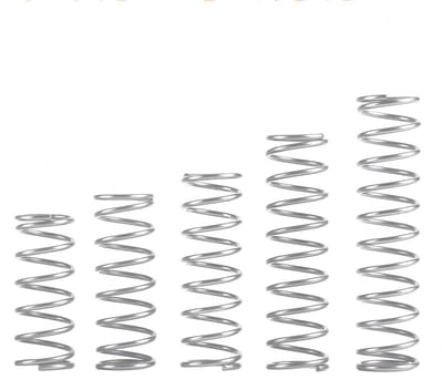 10 stuks roestvrijstalen compressieveren, draaddiameter 0,7 mm, buitendiameter 10 mm, lengte 20 mm voor diverse toepassingen
