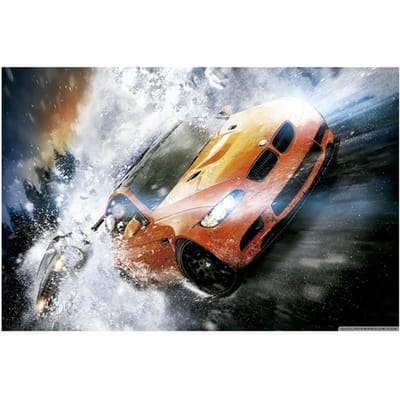 Diamant Borduurwerk Need for Speed Diamant Schilderij Raceauto Borduurwerk Kruissteek 20X30CM gray