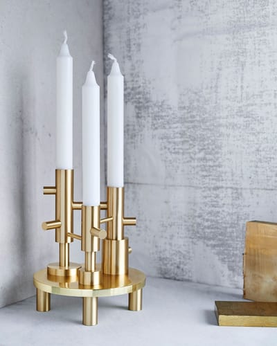 Fritz Hansen - Candlestick kandelaar - messing - XL - goud