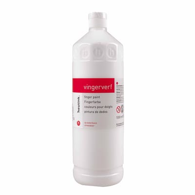 Vingerverf | Heutink | Wit | 1000 ml | kindveilige vingerverf | glutenvrij