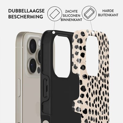 BURGA Telefoonhoesje voor iPhone 16 PRO - MagSafe-compatibel - Schokbestendige Hardcase Hoesje - Almond Latte