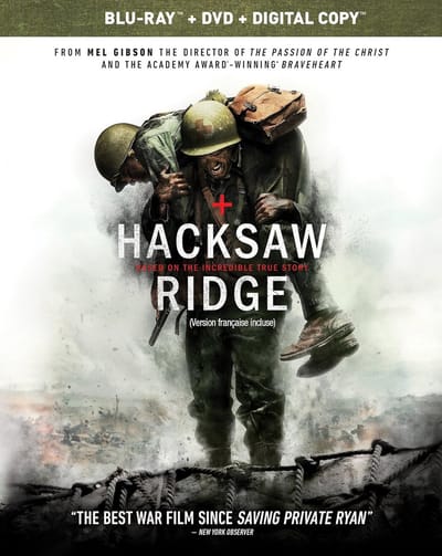 Hacksaw Ridge Film (Blu-ray + DVD) - Regiovrij