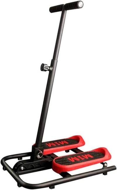 Fitness Pedaal - Schuine Plank - Spierversterking - Verstelbare Hoogte - Compact Opvouwbaar - Zwart