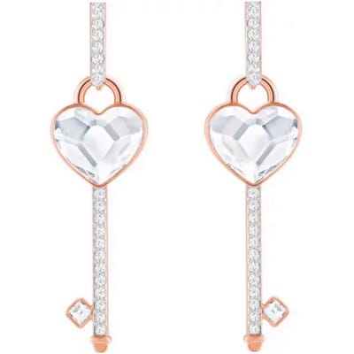 Boucles d'oreilles Swarovski Melt Your Heart Femme Argent 5412410 Silver|F white