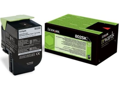 Tonercartridge lexmark 80c2sk0 prebate zwart