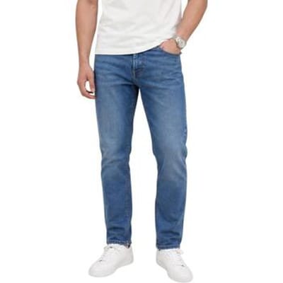 Tommy Hilfiger Austin Slim Tapered Denim Medium Größe: W31L32 | Slim Jeans Outlet | Herren | Blau