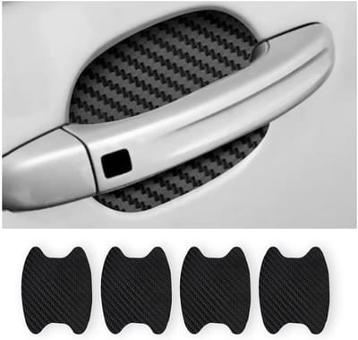 Dailygoods- Autodeurklink Beschermfolie - 4 Stuks - Krasbestendig - Universeel - Eenvoudig te Verwijderen - Geschikt voor de meeste voertuigen - Deurklinkfolie