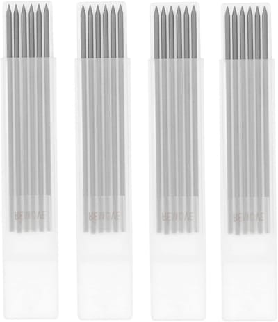 24 Stuks 2.8mm Houtbewerking Potlood Navullingen, Duurzame Grafiet Leads voor Mechanisch Potlood, Ideaal voor Constructie en Diepe Gaten