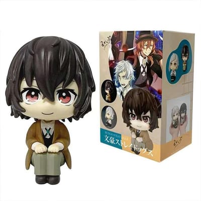 Bungou Stray Dogs Anime Figuur Kijk Omhoog Nakajima Atsushi Actie Model Q Versie Dazai Osamu Figuurtje PVC Verzameling Speelgoed