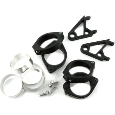 Motorfiets koplampklemmen Highsider CNC set XS