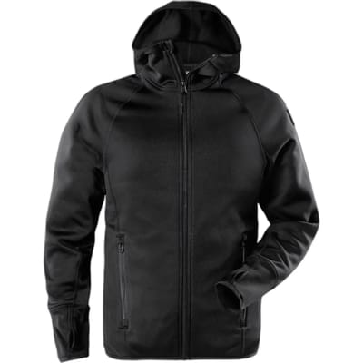 Fristads Calcium Polartec® power stretch hoodie - Zwart - XS