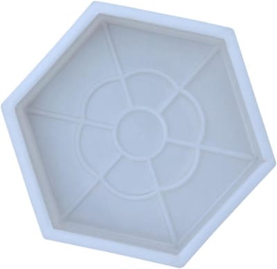Betonmal Stapstenen - Terrasmallen Tuin - Tuinpad Aanleggen - Herbruikbaar PP Materiaal - 20 x 20 x 5 cm - Zwart