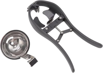 SnelShoppen - Professionele Eierschepper voor Koken, Automatische Eierscheider, RVS, Snelle Eieren Openen, Handheld, Voor Zachte en Hardgekookte Eiere
