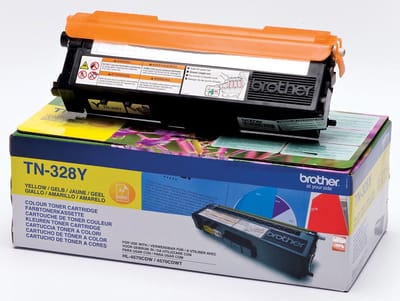 Brother TN-328Y Tonercartridge - Geel