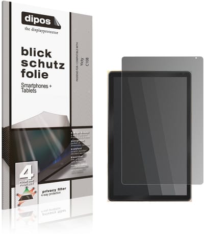 dipos – Matte Privacy Screenprotector geschikt voor Yicty C108 | Anti-Spy Beschermfolie