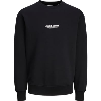 Jack & Jones - Heren Sweaters Vesterbro Sweat Crew Neck - Zwart - Maat L