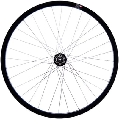 Grindwiel voor met velgbeveiliging en schijfnaaf Velox 700 Mach1 Tub. Ready Shimano M475