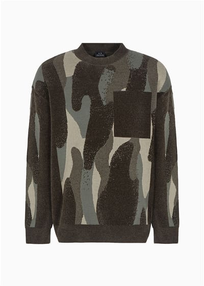 Armani Exchange 6dzm1j_zm4hz Trui Groen L Man