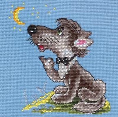 Borduurpakket Hond - Hou Het Geheim - Alisa