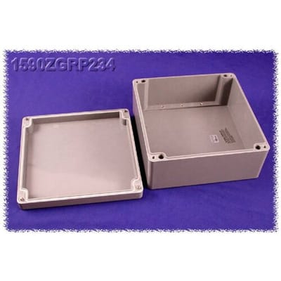 Hammond Electronics 1590ZGRP234PL 1590ZGRP234PL Inlegplaat Plaatstaal Natuur 1 stuk(s)