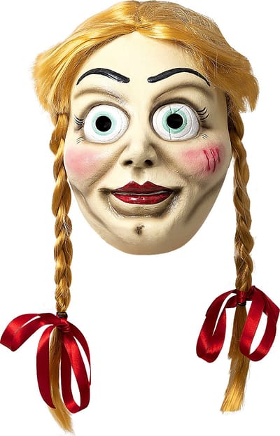 FUNIDELIA Annabelle Masker voor vrouwen en mannen - Wit