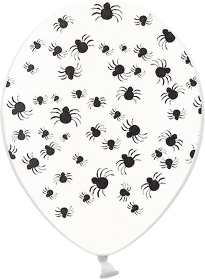 Partydeco - Ballonnen Halloween Spinnen 50 stuks - Halloween - Halloween Decoratie - Halloween Versiering - Halloween Ballonnen