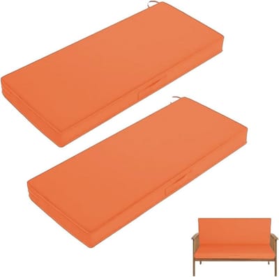 Bankkussens voor buiten - Tuinstoelkussens Terrasmeubelkussens - Buiten ontspannen - Waterdichte stof - 130 x 60 cm - No27