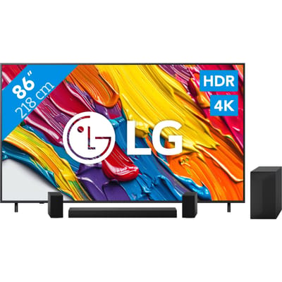 LG 86" QNED82 4K (2025) + LG DS60TR