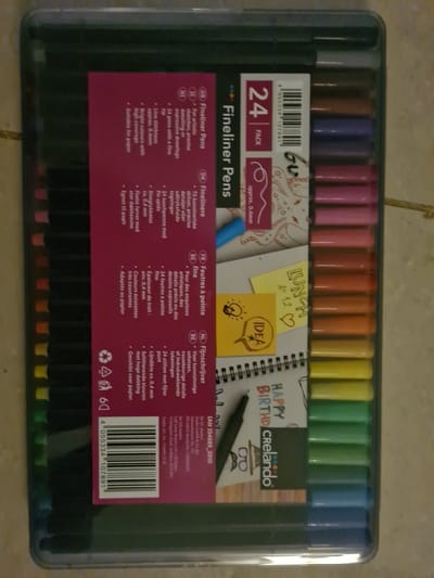 Crelando fijnschrijver Fineliner pens 24pack