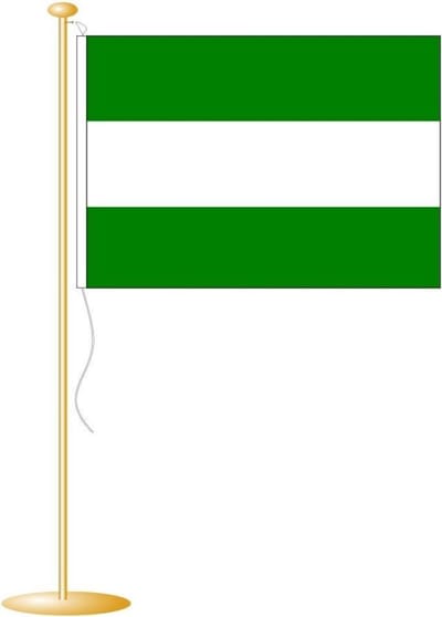 Tafelvlag Rotterdam 10x15 cm + Houten tafel vlag standaard