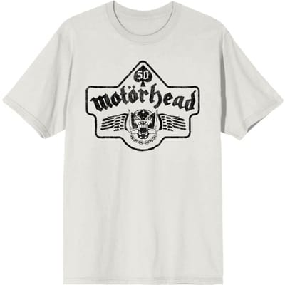 Motörhead T-shirt - 50 Vintage Wings - M tot XL - voor Mannen - wit