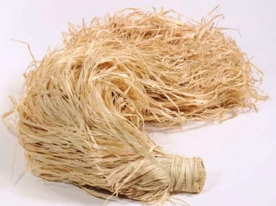 Raffia - 1000 gram | Natuurlijke en extra stevige raffia | Raffia knutsel lint | knutselpakket | Bruin