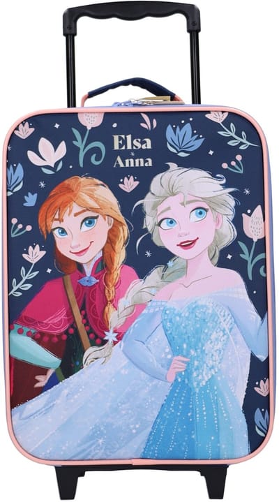 Frozen II Louder Than Love Trolley Koffer - Handbagage Kind - Softcase - 14 Liter - 47 x 31 x 14 cm - Blauw