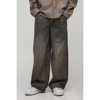 Essential Baggy Fit Jeans | Stone | Size 48R