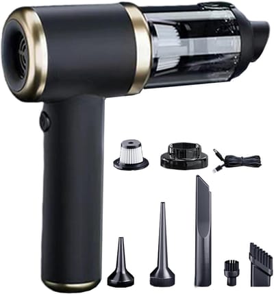 Draagbare Autostofzuiger - Handheld Stofzuiger - Auto Reinigen - 5500PA Zuigkracht - 20 x 13 x 8 cm - Zwart