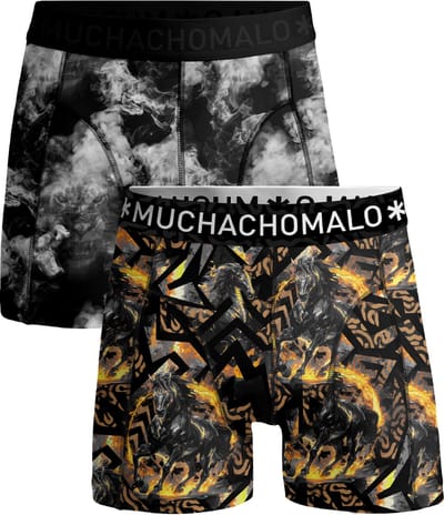 Muchachomalo Heren Boxershorts – 2 Pack – Maat XXL – 95% Katoen – Mannen Onderbroeken