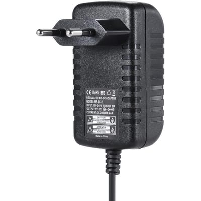 9V 2A Voedingsadapter Converter voor Gitaar Bas Effect 100~240V Input UK Plug EU Plug black
