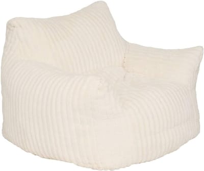 Fauteuil van geribd fluweel MUZI