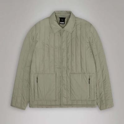 RAINS BANJA LINER OVERSHIRT T1 Beige S EU