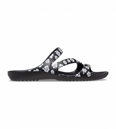 Crocs Kadee ll Heart Print Flip Zwart/Wit Maat 38/39 US W8