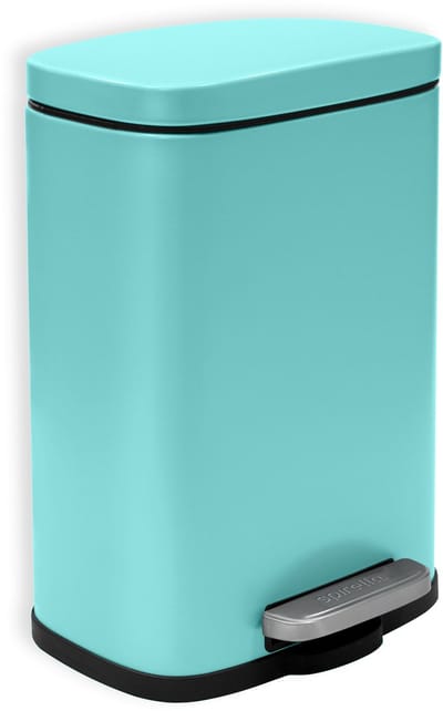 spirella Pedaalemmer 5L - AKIRA - Prullenbak Badkamer - Staal - Blauw