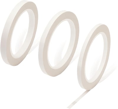 Dailygoods- Positioneringstape 3 Rollen - 6 mm/8 mm/10 mm - Zelfklevend - Professioneel - Voor Houtbewerking/Do-it-yourself - Geen Lijmresten - Maskingtape