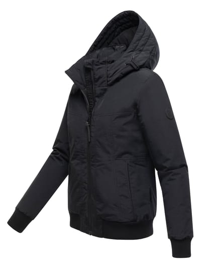 Marikoo dames winterjas Mooni 16 in bomberstijl met capuchon