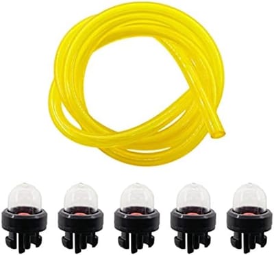 Brandstofpomp ( 5x ) met brandstofleiding ( 1x ) voor Stihl FS120 FS250 FS300 FS350 FS400 FS450 FS480 bosmaaier