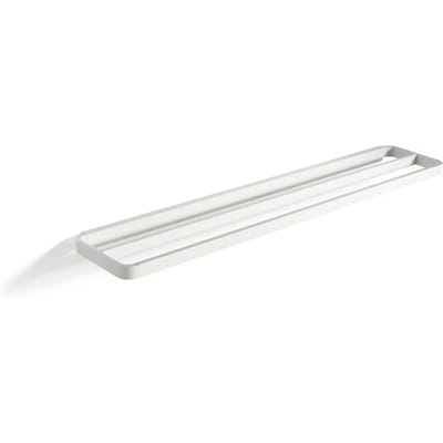Zone Denmark Rim Handdoekbeugel 70 x 12,5 x 2,5 cm White - handdoekhouder - robuust gepoedercoat aluminium - badkamer accessoires - handdoekrek