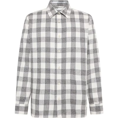 Flanellen overhemd met lange mouwen KnowledgeCotton Apparel Loose GOTS/Vegan