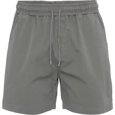 Twill Short broek Colorful Standard Organic storm grey