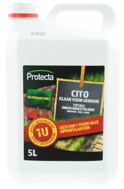 Protecta CITO RTO tegen onkruid (5000 ml/40 m²) - Krachtige Onkruidverdelger - Met gratis cheatsheet